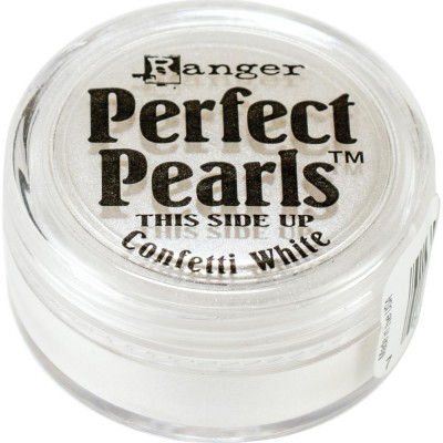 Ranger - Perfect Pearls Powder couleur «Confetti White» .0.25oz